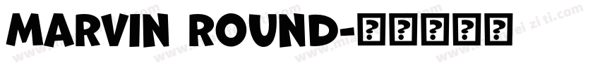 marvin round字体转换